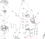 Ego SNT2400 Chute Adjusting Handle Assembly - 2827193002 - Currently out of stock